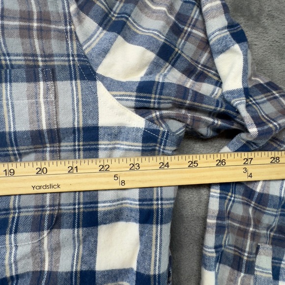 L.L. Bean Women's Scotch Plaid Sherpa-Lined Shirt XL - Picture 8 of 9